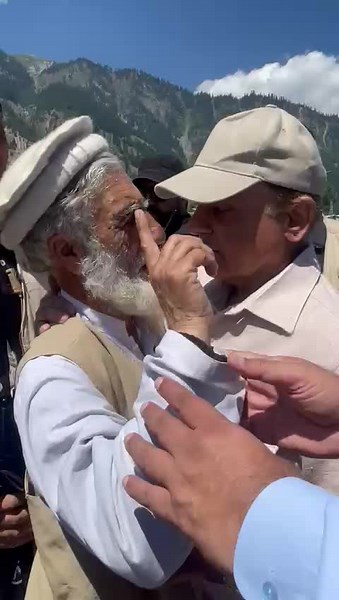 357K views · 10K reactions | Prime Minister Shehbaz Sharif interacts with the flood-affected people of Kalam, District Swat. | Government of Pakistan | Facebook