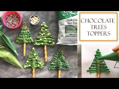 How to Make Chocolate Christmas Tree Decorations | Simple & Easy