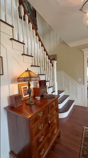 Amazing Foyer and Staircase Wainscoting Norfolk CT