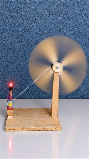 🤔 हवा से बिजली | Wind Power Generator | Science project