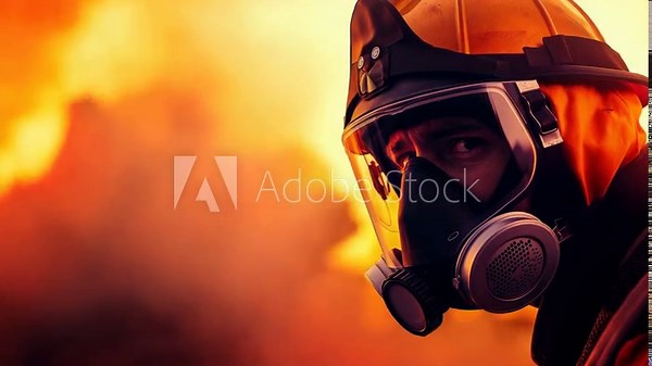 Firefighter helmet gas mask protective gear fire flames smoke emergency safety danger rescue blaze hazard heat uniform protection fireman fire emergency rescue worker flame smoke fire safety