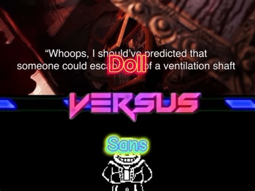 論戰 Doll VS. Sans（Murder drones VS. Undertale）