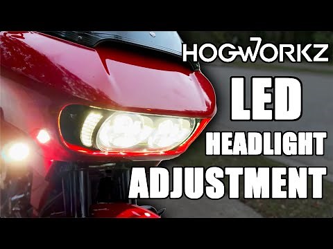 Road Glide Headlight Adjustment for the HogWorkz Dual Visionz LED Headlight