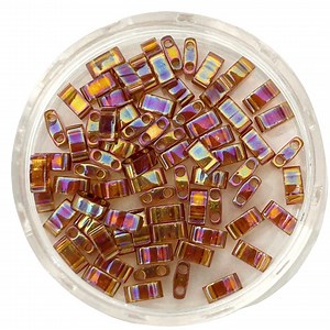 Trans Topaz AB Miyuki Tila Beads TL257 | DIY Bracelets| Glass Tila Bead |two Hole Square Flat Glass Bead | HALF Tila 3 Grams - Etsy Canada