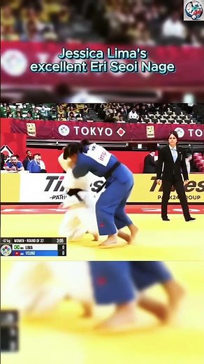 Elevating Judo: Jessica Lima's Excellent Eri Seoi Nage! 💪🌟 #shorts #judo