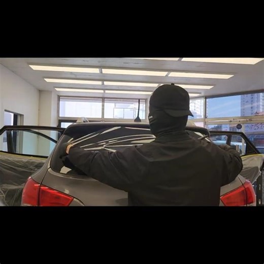 Hyundai Tucson ix rear window tinting