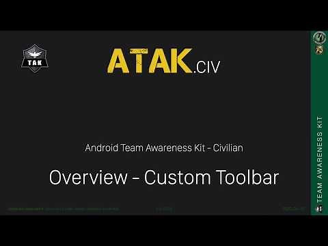 CivTAK Overview, Buttons & self Marker
