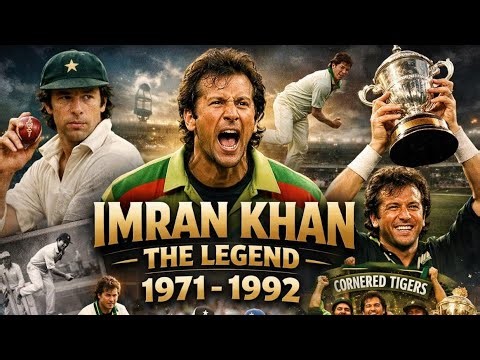 Imran Khan Cricket Journey (1971–1992) | From Cornered Tigers to World Cup 🏆