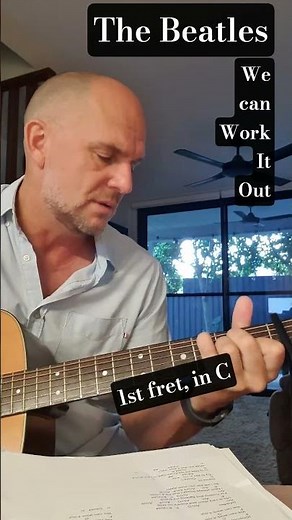 The Beatles: easy version of WE CAN WORK IT OUT
