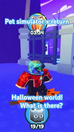 Halloween world in pet sim x:return! #roblox #petsimulatox #Amen