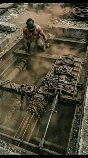 I found an ABANDONED FACTORY and built this! 🏗️⚠️ WAIT FOR THE END! 😱🔥