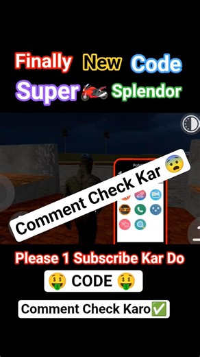 Finally New Cheat Code || Super Splendor Bike || #indianbikedriving3d @Desi_Bike_gaming.84