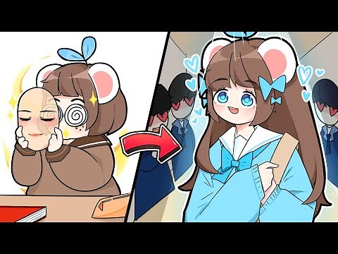 Mèo Simmy Cô Bé Xấu Xí Nhưng Đeo Mặt Nạ Vào Lại Thành HOT GIRL Trong Minecraft