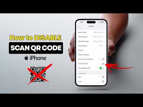 How to Disable Scan QR Code on iPhone (2026)