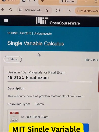 MIT Single Variable Calculus Final Exam Problem #2a