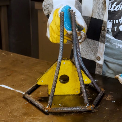 Bend Wood and Rebar To Make Stunning Lamp! DIY | Crafty Panda How