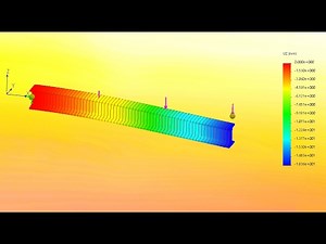 Cantilever beam under distributed-load