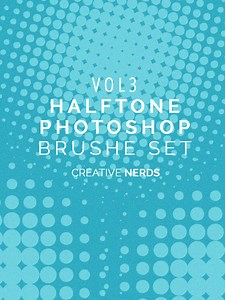 Circular halftone free Photoshop brush set edition 3 | Creative Nerds