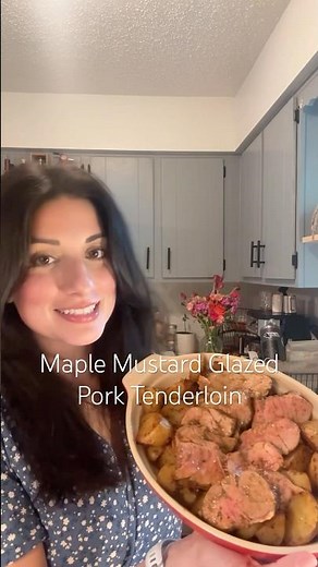 Maple Mustard Glazed Pork Tenderloin