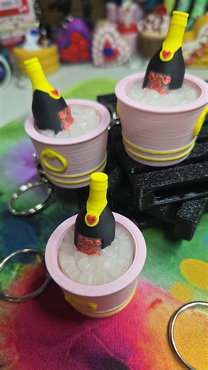 Wine Buckt Fidget Clicker Keychain - Etsy