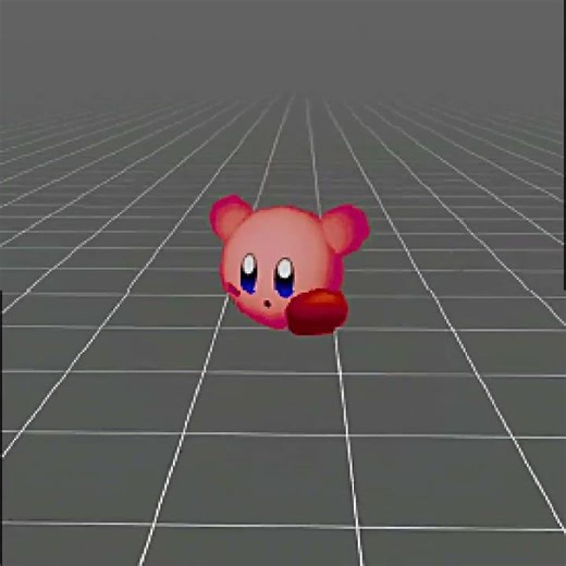 DS Kirby Demo | 3rd Person Camera #nintendo #kirby #gaming #3dart #animation #unrealengine #blender