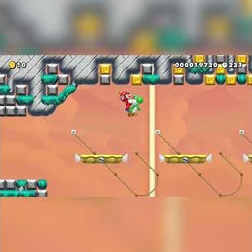 3-4 paratroopa peril platforming by ««★ωιΙΙ»» [will] #shorts 🍄Super Mario Maker 2 | Switch 2 #dxu