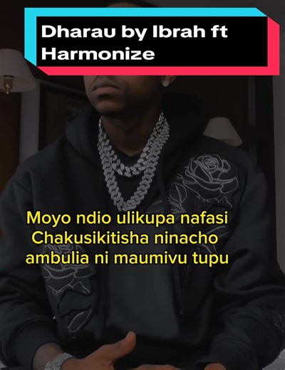 Dharau by Ibrah ft Harmonize Follow and comment for asking any lyrics song you want #fypシ #fyp #lovemusic #lyrics #fy #foryou #tiktoktanzania🇹🇿 #tanzania🇹🇿 #eastafrica