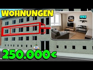 APARTMENTS and HOUSES WITH CONSTRUCTION SYSTEM in the EMERGENCY CALL HAMBURG UPDATE? | ROBLOX Ger...