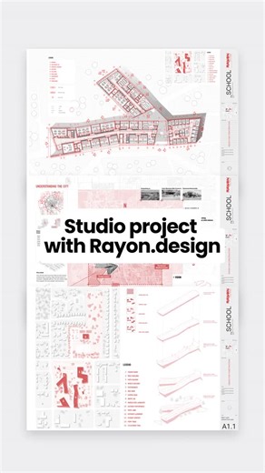 Rayon.design on Instagram: "Interior designer or architecture student? You dont need to switch between software anymore, you can finish your project in one tool - @rayon.design (www.rayon.design) Here are a few things you can do with Rayon.design software: • Draw floor plans, sections, and millwork details • Use in-app furniture blocks and symbols • Style and render as you draw • Organize presentations and portfolios • Use the AI panel to create renders✨ Create a free account here: www.rayon.des