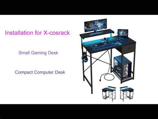 Watch Small Gaming Desk, Small Computer Desk on Amazon Live