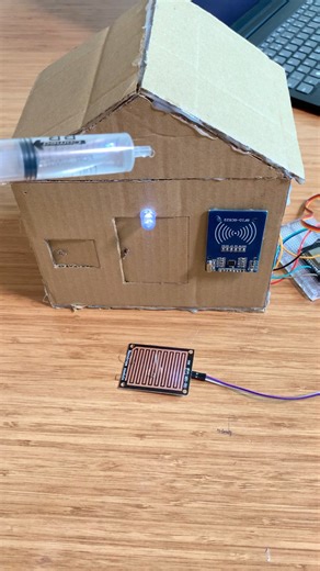 Raindrops detection with ESP32 to control door automatically #arduino #electronics #engineering #technology | Upload Ideas with Itamar