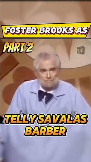Foster Brooks DRUNK Barber ROASTS Telly Savalas (Part 2)| Man of the Hour Comedy Gold #youtubeshort