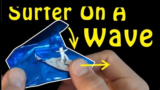 Jeremy Shafer折纸 冲浪小人