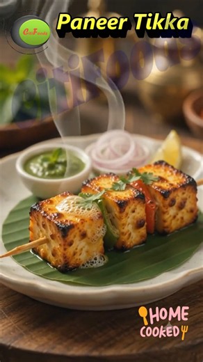 Paneer Tikka Recipe | Restaurant Style Paneer Tikka at Home 🔥 | Easy & Delicious Starter