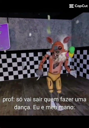 foxy dançando forma aura😎 #fnaf