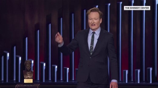 Conan O’Brien accepts Mark Twain Prize for comedy