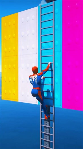 GTA 5 Epic Water Ragdolls Spiderman vs SQUID DOLL Jumps/Fails Ep.628 #shorts