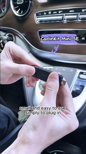 Coolest CarPlay adapter ever! Get CarlinKit Mini SE wireless CarPlay upgrade your old car