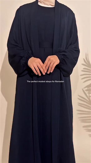 Mariam’s Collection on Instagram: "Building your modest wardrobe for Ramadan 🕋 Abaya code: MOA239 #fyp #abaya #modestfashion #modestclothing #hijab"