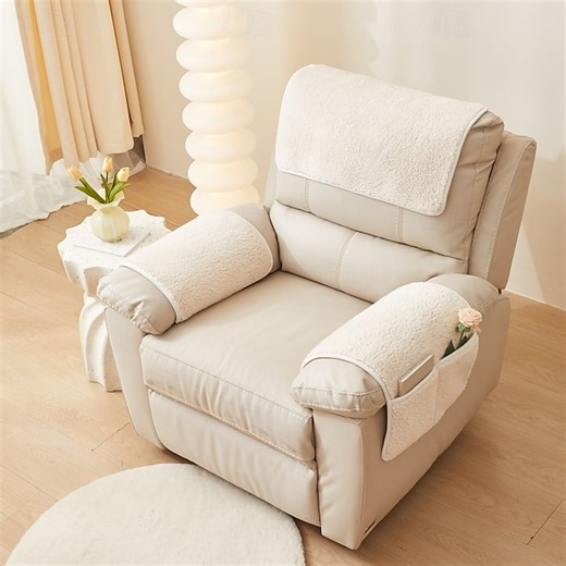 Armrest Cover, Recliner Chair Protector, Furniture Protector Slip, Side Storage Pocket, Stretch Armchair Couch Arm Rest Cover for Recliner, Chair, Sofa 2025 - $18.49