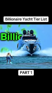 Billionaire Yacht Tier List - PART 1 #billionaire #yacht #tierlist #fyp #trending