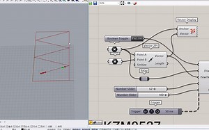 哈弗大学教授课程 Grasshopper中c#Script点在矩形框内反弹