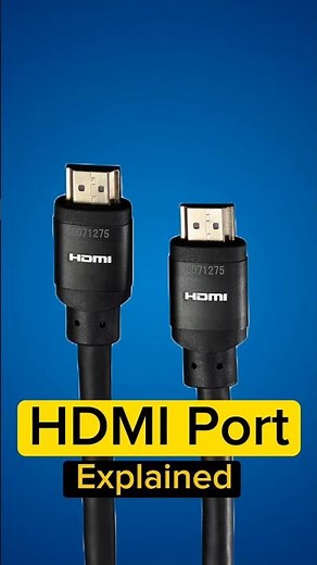 HDMI PORT EXPLAINED SIMPLY