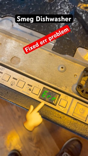 How to Fix Smeg Dishwasher Error Code | Pressure Switch Pipe Blockage Repair