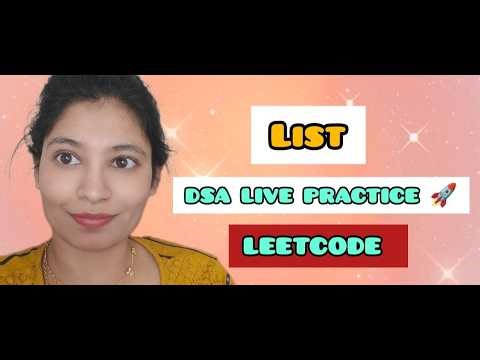 🔴 LIVE: Solving LeetCode & DSA Problems | Coding Interview Prep