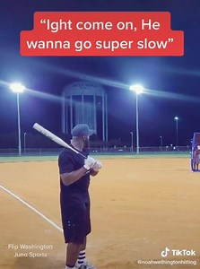 Why would a car stay there? Who knows🤷‍♂️🤦‍♂️. Flip Washington smashes car while taking batting practice with the “Juno” bat from Juno Athletics. The driver is at fault 100% #softball | Kings Slowpitch Softball