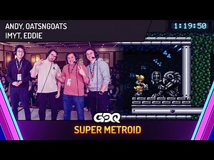 Super Metroid by Andy, Oatsngoats, imyt and Eddie in 1:19:50 - Awesome Games Done Quick 2025