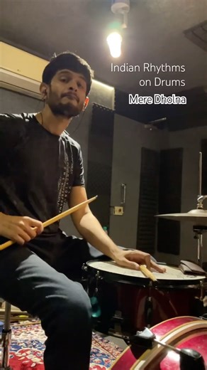 Shreya Ghoshal Mere Dholna Drum cover, Tabla Rhythms on Drums, Bollywood Drum Cover Hindi classical