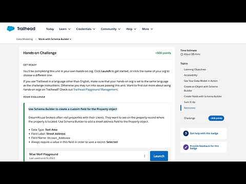Use Schema Builder to create a custom field for the Property object