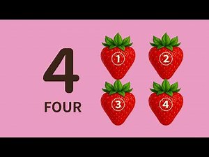 【英語のかぞえうた】〜1から10までいちごを数える〜